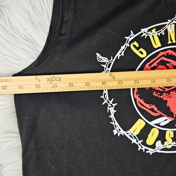 Guns N Roses Sleeveless Band T-Shirt Tank Top Black Rock Graphic Tee Unisex Med - Picture 5 of 7